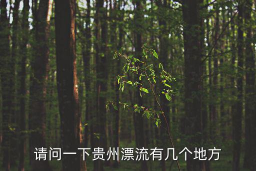 貴州有哪些漂流旅游景區(qū)，貴州有哪些地方適合漂流并且可以玩一個(gè)星期的地方