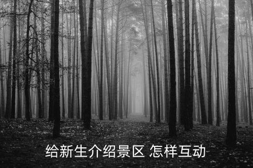 給新生介紹景區(qū) 怎樣互動