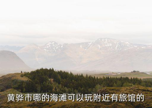 黃驊市哪的海灘可以玩附近有旅館的