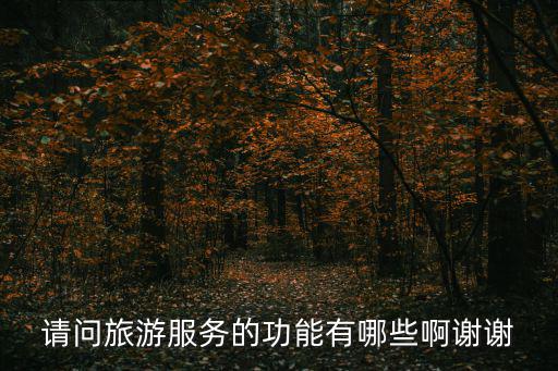 旅游景區(qū)服務(wù)作用有哪些，請(qǐng)問旅游服務(wù)的功能有哪些啊謝謝