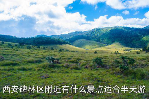 西安碑林區(qū)附近有什么景點(diǎn)適合半天游