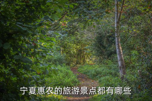 惠農(nóng)附近有哪些旅游景區(qū)，寧夏惠農(nóng)的旅游景點都有哪些