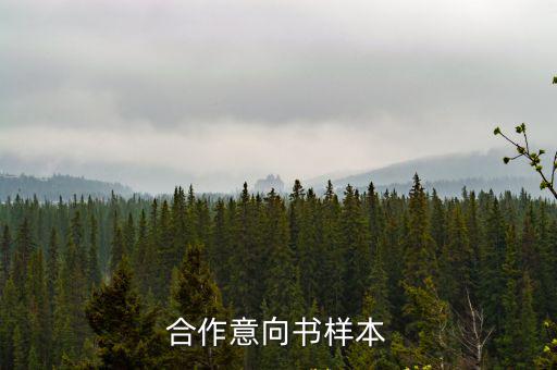 意向合同書模板，合同意向書怎么寫