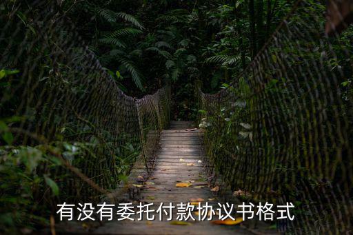 有沒(méi)有委托付款協(xié)議書(shū)格式