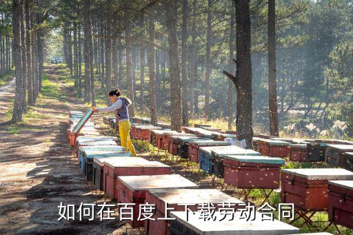 如何在百度上下載勞動(dòng)合同