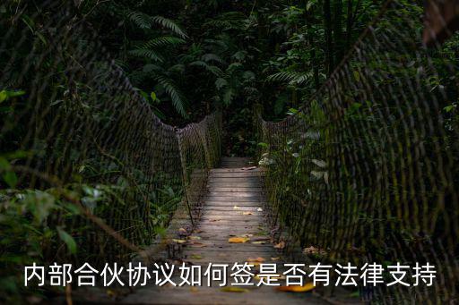 內(nèi)部合伙協(xié)議如何簽是否有法律支持