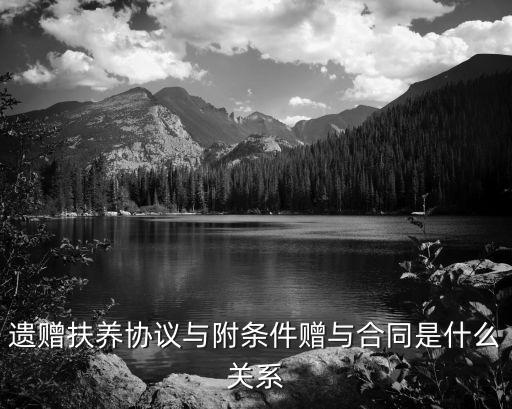 遺贈(zèng)協(xié)議，遺贈(zèng)扶養(yǎng)協(xié)議與附條件贈(zèng)與合同是什么關(guān)系