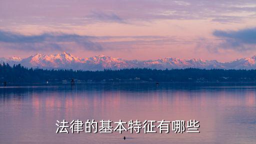 法律的四個特征是什么，與紀(jì)律相比法律具有哪四個顯著特征