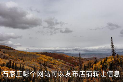 石家莊哪個網(wǎng)站可以發(fā)布店鋪轉讓信息
