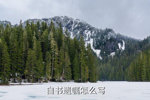 老人自書(shū)遺囑怎么寫(xiě)，自書(shū)遺囑怎么寫(xiě)