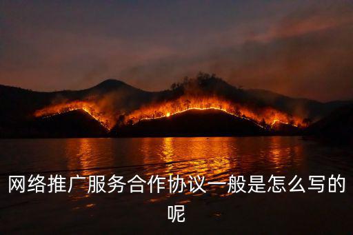 服務(wù)商合作協(xié)議書范本，網(wǎng)絡(luò)推廣服務(wù)合作協(xié)議一般是怎么寫的呢
