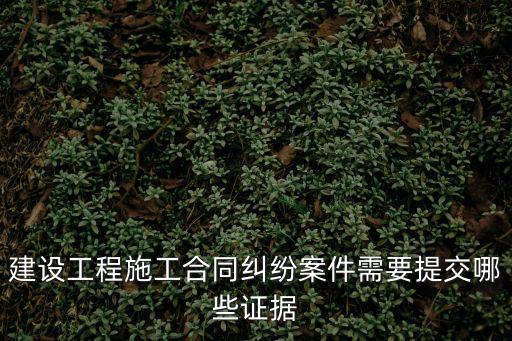 工程合同糾紛案件，建筑工程合同糾紛的案由有哪些