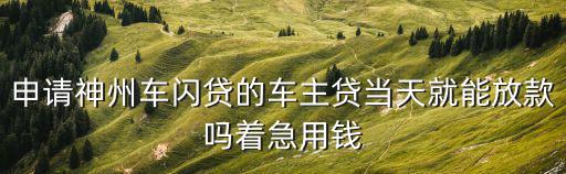 車主貸不看征信秒放款，有沒有不看征信的秒批貸款在線等急急急