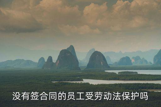 沒有簽合同的員工受勞動(dòng)法保護(hù)嗎