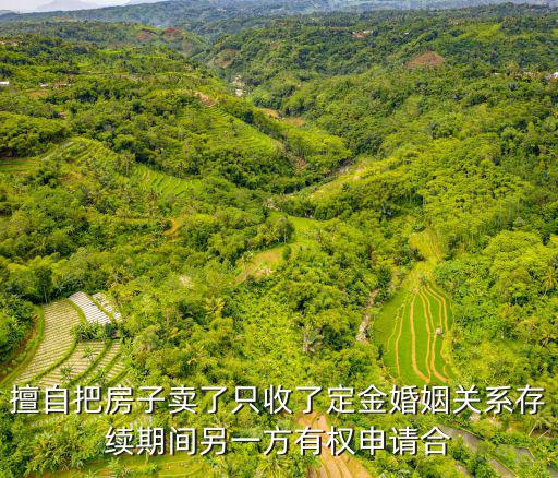擅自把房子賣了只收了定金婚姻關(guān)系存續(xù)期間另一方有權(quán)申請合