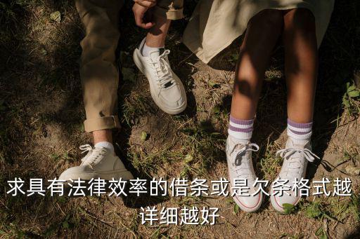 正規(guī)法律有效欠條圖片，正規(guī)的欠條是什么樣子