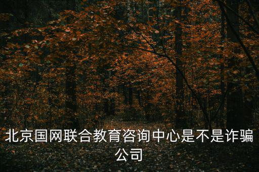 北京大量詐騙教育咨詢公司，北京騙子公司大全