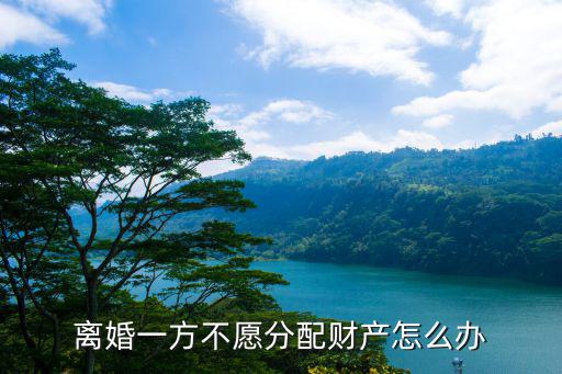 離婚對方不分割財產怎么辦理，離婚證領了對方不分財產咋辦
