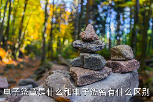 電子簽章是什么和電子簽名有什么區(qū)別