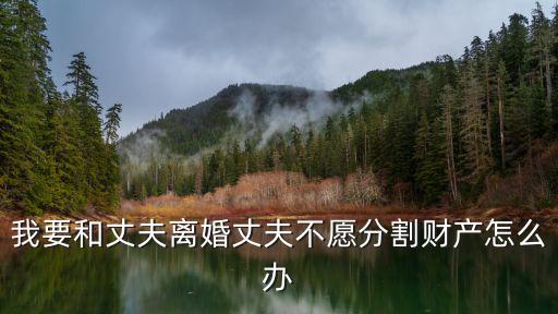 我要和丈夫離婚丈夫不愿分割財產(chǎn)怎么辦