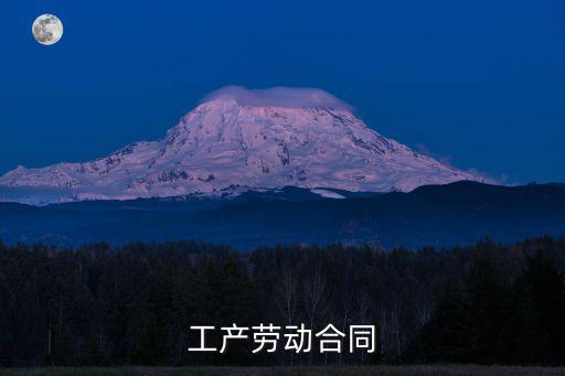 工產(chǎn)勞動合同