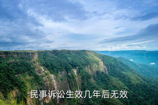 民事訴訟生效幾年后無效