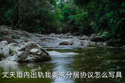 丈夫婚內(nèi)出軌我要求分居協(xié)議怎么寫具