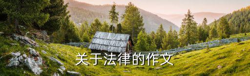法律論文800字范文初中，法律專業(yè)畢業(yè)論文范文