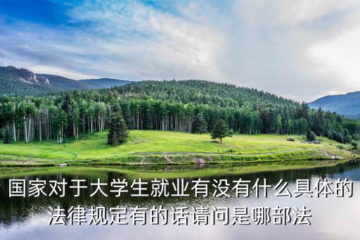關(guān)于大學(xué)生就業(yè)的法律法規(guī)規(guī)定，創(chuàng)業(yè)就業(yè)相關(guān)法律有哪些