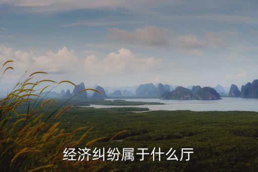 合同經(jīng)濟(jì)糾紛屬于什么案件范圍，經(jīng)濟(jì)糾紛屬于什么廳