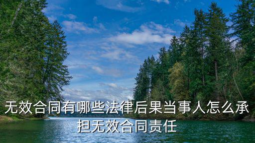 民法典中關(guān)于無效合同，無效合同是什么合同被認定無效后有哪些法律