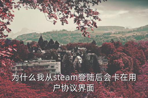為什么我從steam登陸后會(huì)卡在用戶協(xié)議界面