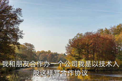 我和朋友合作辦一個(gè)公司我是以技術(shù)入股這樣寫合作協(xié)議