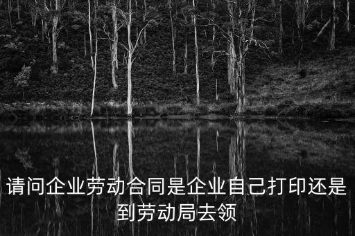 請問企業(yè)勞動合同是企業(yè)自己打印還是到勞動局去領(lǐng)