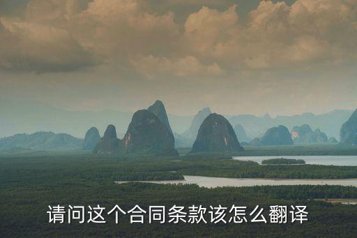 合同條款用英語(yǔ)怎么說(shuō)，合同條款翻譯PackingEach piece polybaghalf dozL