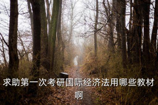 求助第一次考研國際經(jīng)濟法用哪些教材啊