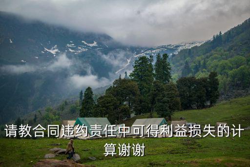 違約可得利益的損害賠償研究，請(qǐng)教合同違約責(zé)任中可得利益損失的計(jì)算謝謝