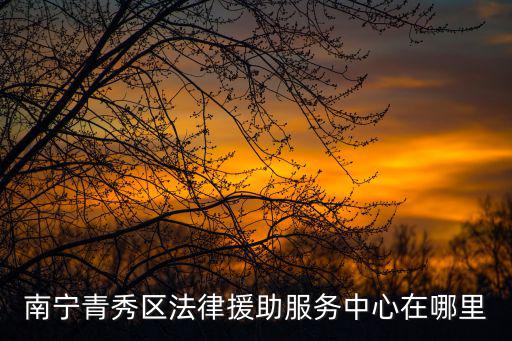 南寧青秀區(qū)法律援助服務(wù)中心在哪里