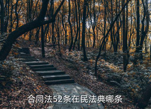 合同法52條在民法典哪條