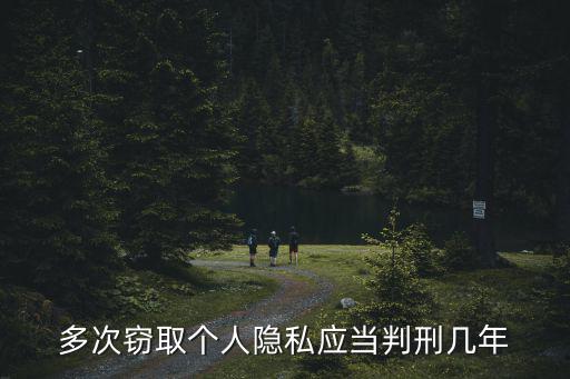 多次竊取個(gè)人隱私應(yīng)當(dāng)判刑幾年