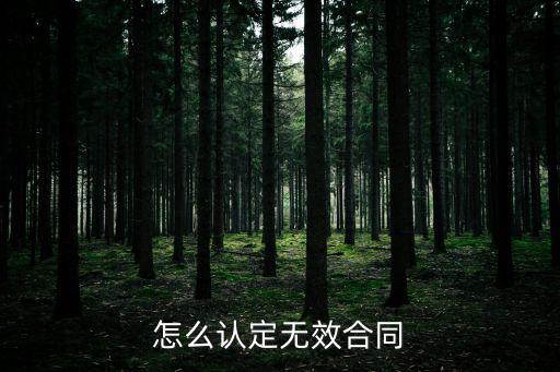 如何認(rèn)定協(xié)議無(wú)效的情形，如何確認(rèn)合同無(wú)效