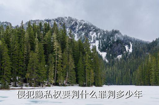 侵犯隱私罪一般判幾年，侵犯隱私權要判什么罪判多少年