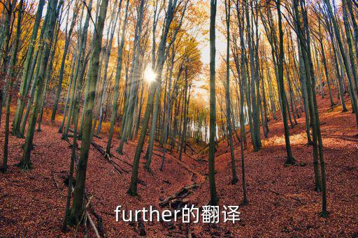 further的翻譯