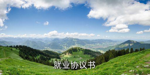 就業(yè)協(xié)議書