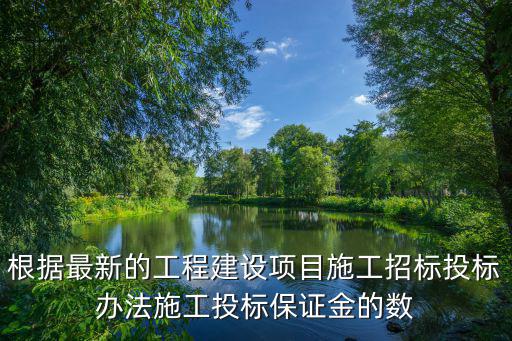 根據(jù)最新的工程建設(shè)項目施工招標(biāo)投標(biāo)辦法施工投標(biāo)保證金的數(shù)
