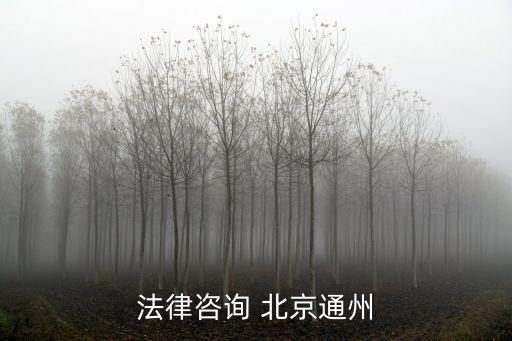 法律咨詢(xún) 北京通州