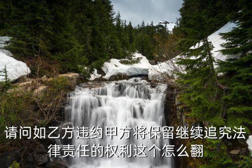 違約責(zé)任 英文翻譯，求英語翻譯論我國合同法中違約責(zé)任的歸責(zé)原則