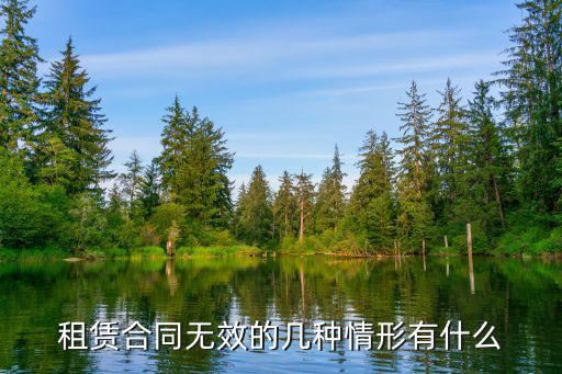 租賃合同 無效，租賃合同無效怎么辦