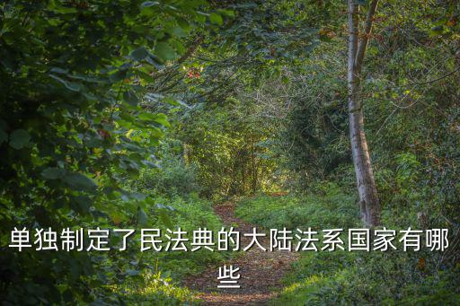民法典997條原文，單獨制定了民法典的大陸法系國家有哪些