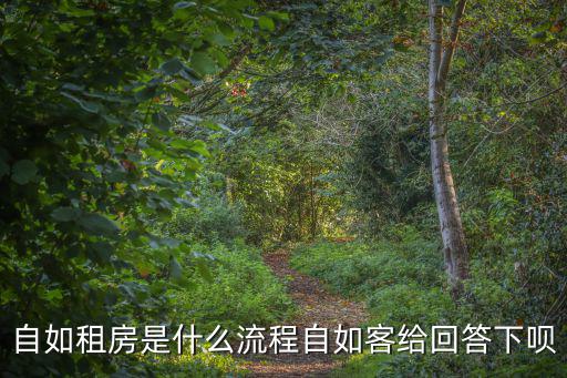 自如租房，自如租房是什么流程自如客給回答下唄